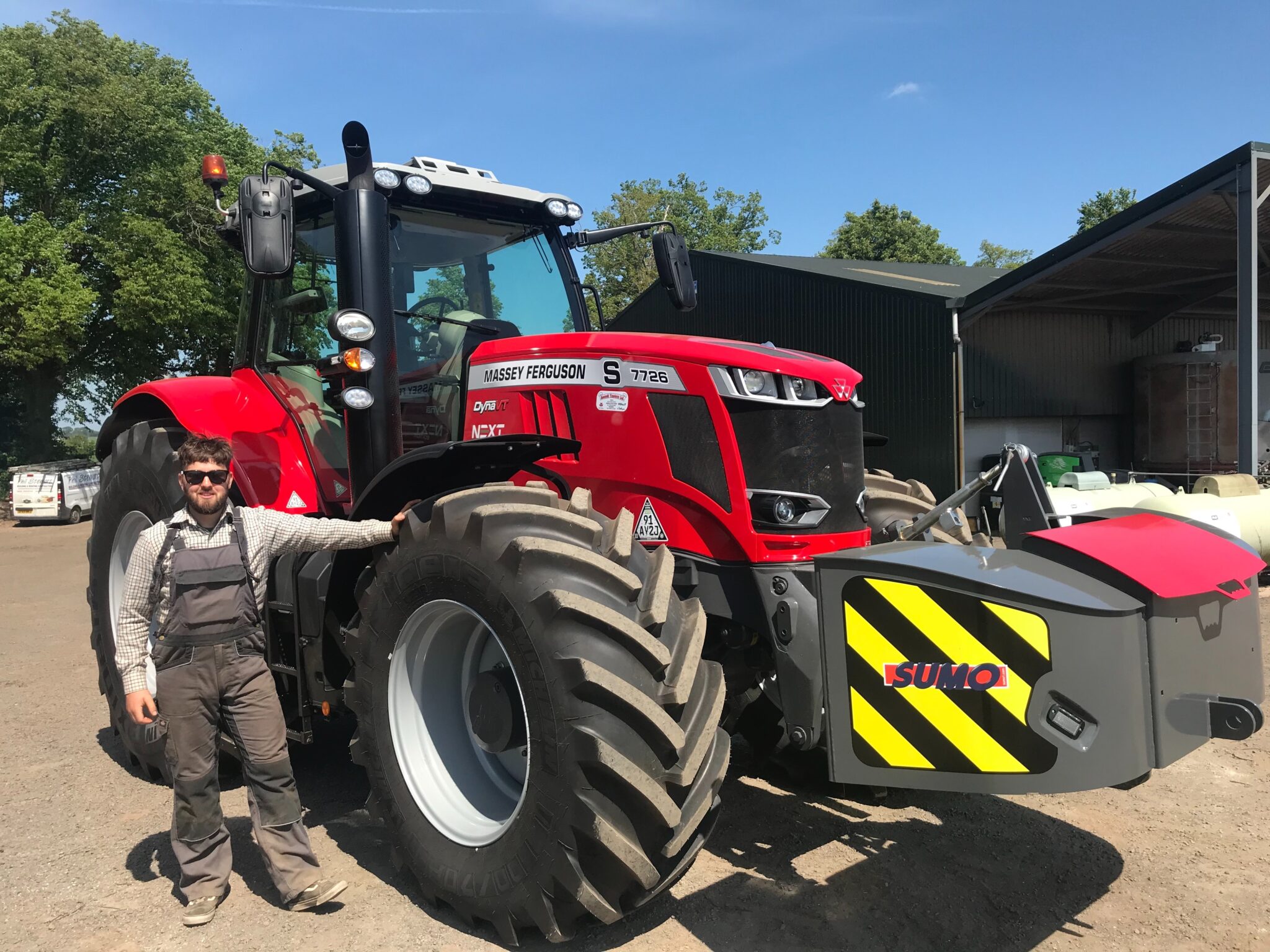 Massey Ferguson 7726 S heads off to its new home - Ancroft ...