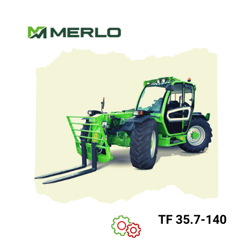 TF 33.7-140. The TF35.7 models are part of the MEDIUM CAPACITY range.. The TF35.7 offers increased ground clearance of 420mm and as standard comes on 24″ tyres. The lift capacity of 3.5 tonnes can reach the full height of almost 7 meters.