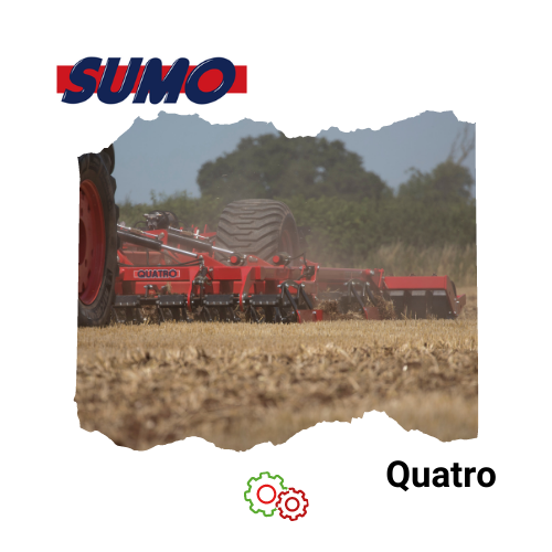 QUATRO Combination Cultivator. Versatile, one-pass, cultivator with four elements that can be fine-tuned to adapt to a variety of conditions.